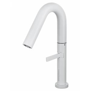 Смеситель для раковины Wonzon & Woghand WW-6068-MW высокий, белый