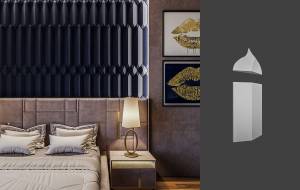 Гипсовая панель Deco Line Design Line Crystal Symphony В 18x4x27.3