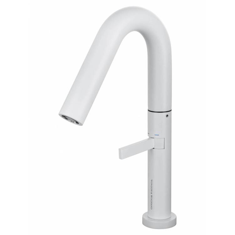 Смеситель для раковины Wonzon & Woghand WW-6068-MW высокий, белый