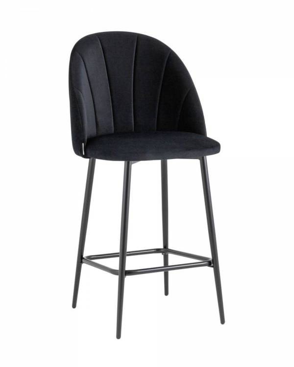 Стул полубарный Stool Group Логан SN LV-121-H75-01P-01 черный