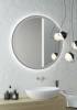 Зеркало Art&Max Napoli AM-Nap-600-DS-F-Grey grey matt, с подсветкой, 60x60 фото 6