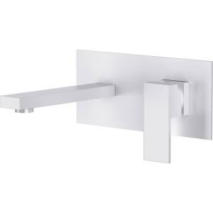 Смеситель для раковины D&K Bayern.Liszt DA1514408 встраиваемый, белый матовый