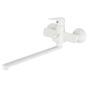 Смеситель для ванны Osgard Segel White 95223 с длинным изливом, белый матовый