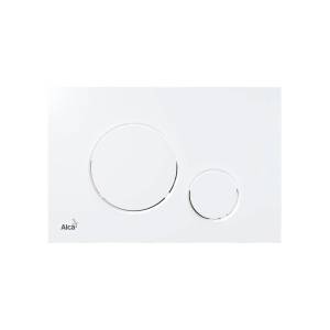 Кнопка смыва AlcaPlast THIN M670 белый
