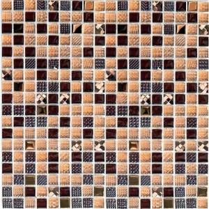 Мозаика Bonaparte Crystal brown 15x15 300x300