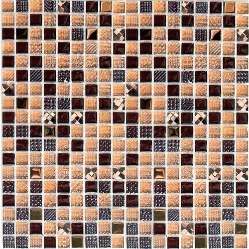 Мозаика Bonaparte Crystal brown 15x15 300x300