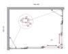 Душевой уголок Belbagno LUCE-AH-22-150/110-C-Cr профиль хром, стекло прозрачное, 150x110x195 фото 7
