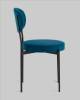 Набор из 4 стульев Stool Group Бриф DD AV 477-C78-K477NEW-9005-K X4 синий, велюр фото 4