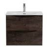 Тумба с раковиной BelBagno MARINO-CER-N-600-2C-SO-RNG-P подвесная, Rovere Nature Grigio, 51.6x61x46