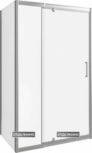 Душевой уголок Good Door Orion WTW-PD+SP-C-CH 110x80