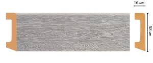 Плинтус напольный DECOMASTER D234-83A 240x5.8x1.6