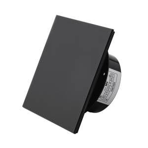 Вытяжной вентилятор SlimVent МV 100 96020 стекло, черный матовый