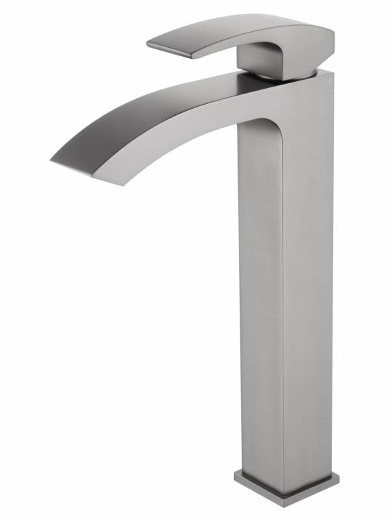 Смеситель для раковины Wonzon & Woghand WW-88239009-BGM высокий, темный графит