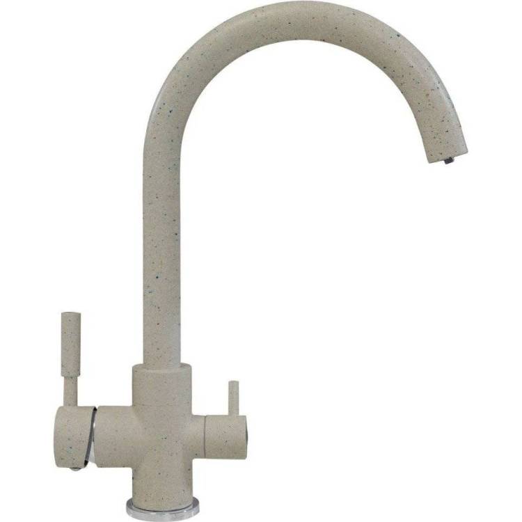 Смеситель для кухни Polygran Элара Дуо 627659 серый