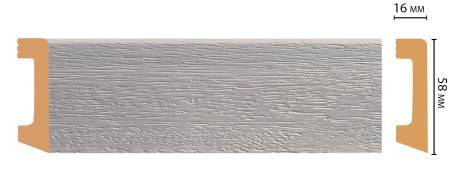 Плинтус напольный DECOMASTER D234-83A 240x5.8x1.6