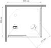 Душевой уголок Royal Bath HPD RB 8090 HPD-T 90x80 фото 4
