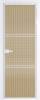 Межкомнатная дверь Profil Doors 3 AX цвет профиля Вайт, стекло безопасное 6 мм мору золото 800x2000