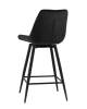 Стул полубарный Stool Group Флекс AV 405-N28-K14PM-08(PP) черный с поворотным механизмом фото 5
