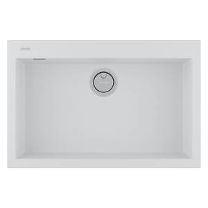 Мойка кухонная Paulmark Decoration 76 PM937650-WH Белый, 76x50