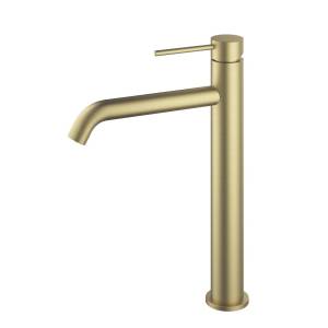 Смеситель для раковины Vincea City VBF-2C2BG брашированное золото