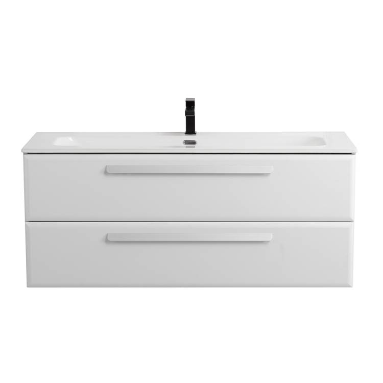 Тумба под раковину Cezares ECO-CER-N-1200-2C-SO-BL Bianco Lucido, 120x45.7x50