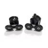 Душевой уголок Abber Schwarzer Diamant AG30150BH-S50B-S50B 50x195x150, профиль Черный фото 3