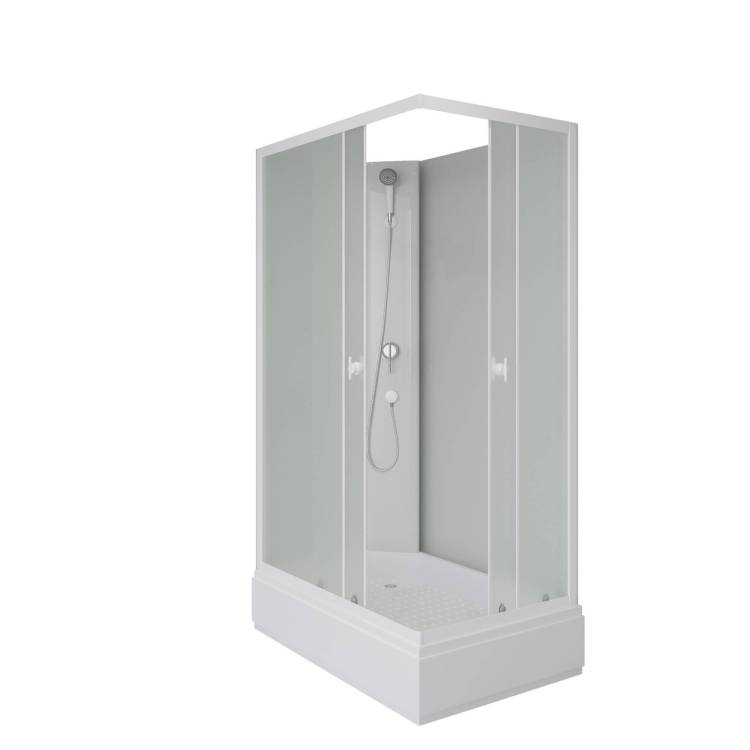 Душевая кабина Niagara Promo P100/80/26Q/MT/BK 1000х800х1950, 4 места