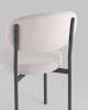 Набор из 4 стульев Stool Group Бриф SN AV 477-C81-7016-K X4 светло-серый каркас антрацитовый муар, велюр фото 7