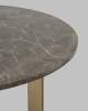 Стол журнальный Stool Group Кассия ECT-292-BRCGS-brown 5105-9 темная керамика 90x90x40 фото 6