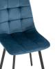 Стул Stool Group Chilly OS-2011-V seat HLR-63 DUAL X2 велюр сине-зеленый (набор 2 шт) фото 5