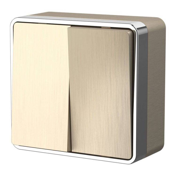 Выключатель двухклавишный Werkel Gallant W5020010
