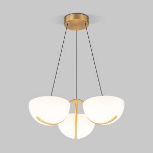 Подвесной светодиодный светильник Eurosvet Emisfero 50083/3 LED золото