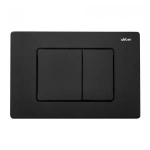 Кнопка смыва Abber AC0120MB черная матовая