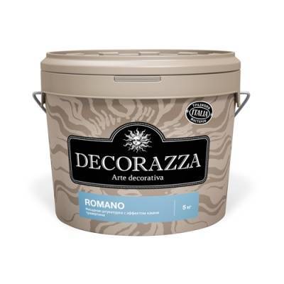 Декоративная штукатурка Decorazza Romano RM10-09 светло-коричневая 14 кг