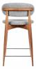 Стул полубарный Bradex Home Lucas RF 0550 светло-серый фото 4