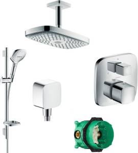 Душевой комплект Hansgrohe Raindance Select E 300 27384000+26620000+26457000+15771000+1800180