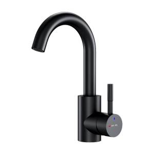 Смеситель для раковины Am.Pm X-Joy S F85B02722 черный, с поворотным изливом