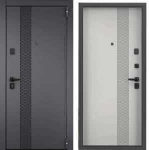 Входная стальная дверь Torex Х7 PRO PP 2107584 ПВХ Оскуро/ПВХ Бьянко 2050x860
