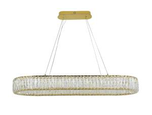 Подвесной светильник Newport 8240 8240/90 oval gold