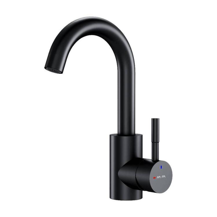 Смеситель для раковины Am.Pm X-Joy S F85B02722 черный, с поворотным изливом