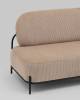 Диван Stool Group Стоун vd-dv-stone-cl-cream бежевый, велюр рельефный фото 6