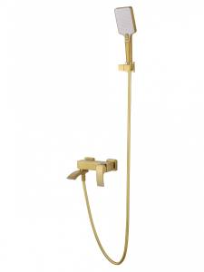 Смеситель для ванны Wonzon & Woghand WW-88639009-BG с душем, брашированное золото