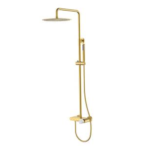 Душевая стойка Boheme Stick 128-MG-MR-GR Matt Gold Marble Grey