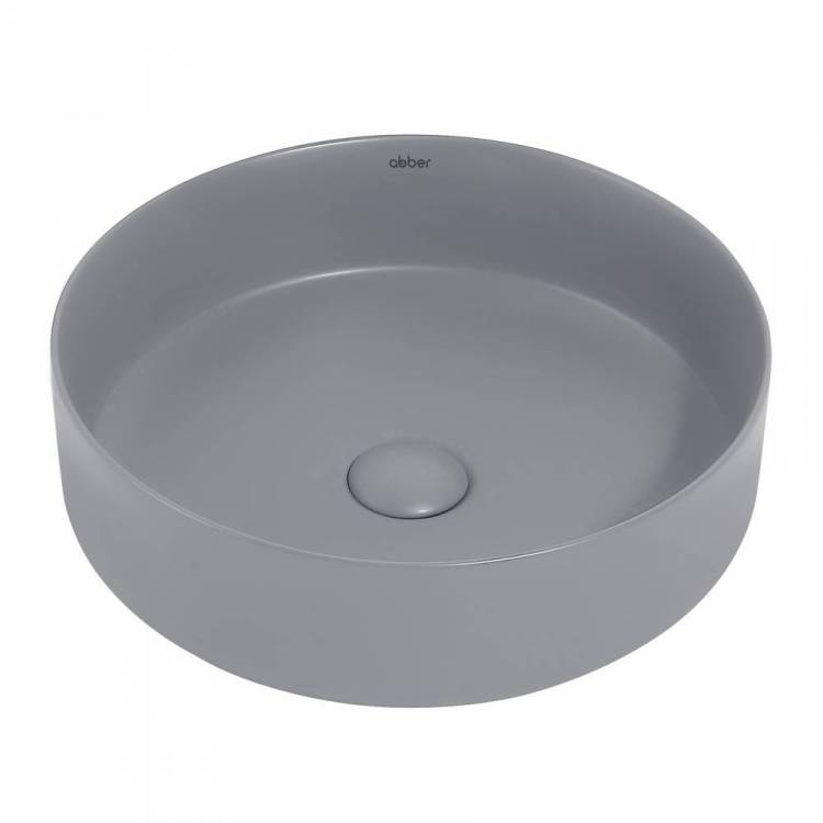 Раковина Abber Bequem AC2109MG 40 см, серая матовая