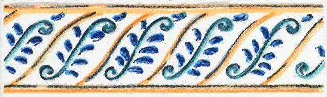 Бордюр Kerama Marazzi Капри STG/A462/5232 майолика 20x6.3
