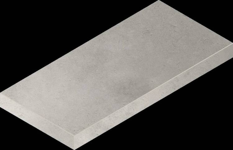 Ступень Italon Миллениум x2 620070002841 Сильвер угловая левая 33x120