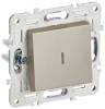 Выключатель 1-клавишный проходной IEK Skandy SK-V12-1-10-K37 шампань