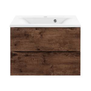 Тумба под раковину Vincea Mia VMC-2MA650RW 650 подвесная, 2 выкатных ящика soft close, R.Wood