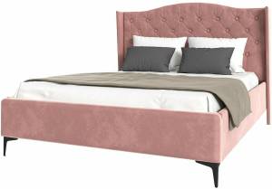 Кровать 1400х2000 НК-Мебель Tango 72306789 Розовый 135x161x220.5