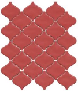 Керамическая плитка Kerama Marazzi Арабески Марокко KM2630M0061N красный матовый 26x30